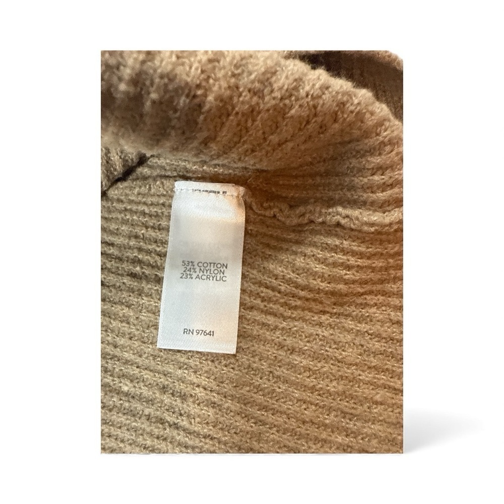 J. Jill Sweater Tunic SZ M Cotton Blend Cowl Neck Color Block Tan
Black Cozy - Picture 7 of 8